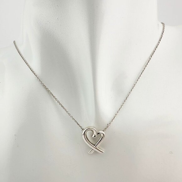 Tiffany and Company Paloma Picasso Loving Heart Necklace with Box & Dustbag - Picture 3 of 9